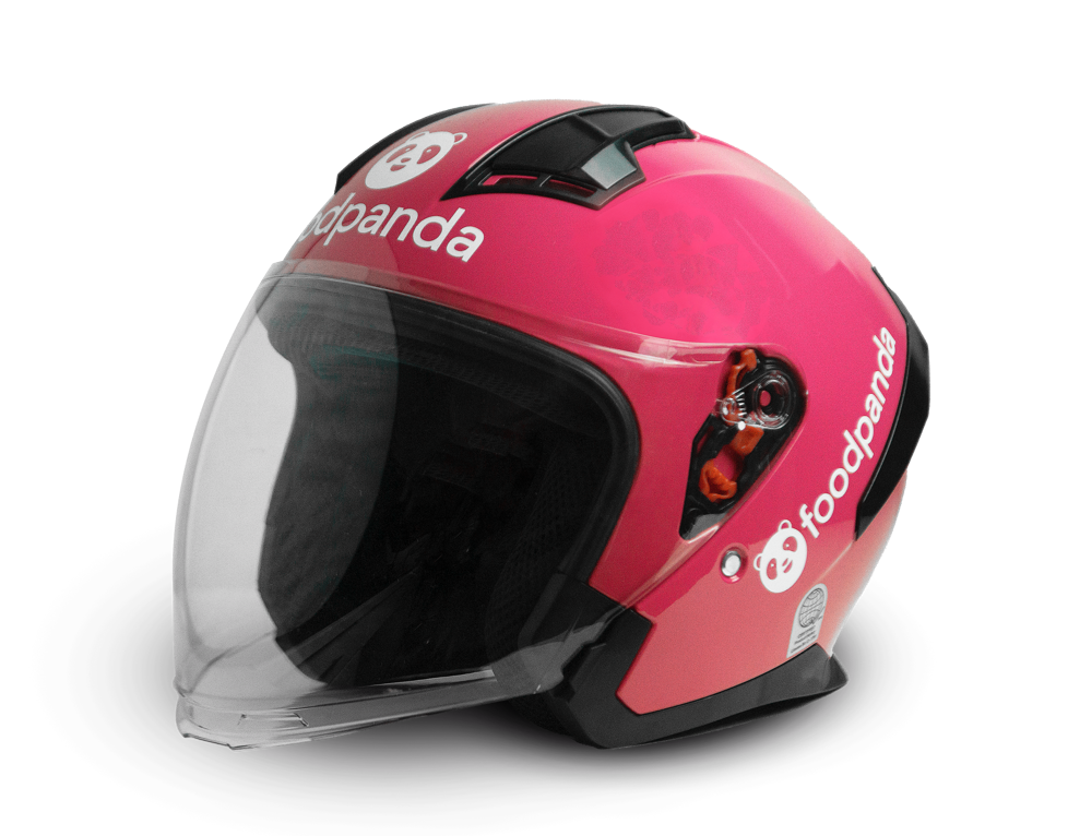 PAU-masko: Foodpanda Motor Helmet